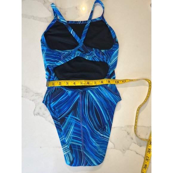 Speedo Women's TURBO STROKE One Piece Swimsuit 28 - Picture 6 of 9
